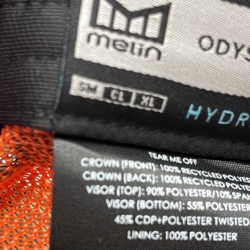 Melin Men's Orange Camo Mesh Snapback Hat - Picture 6 of 9